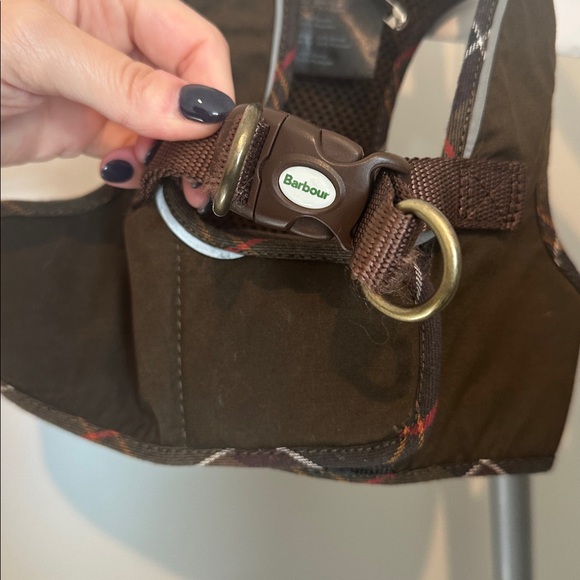 Barbour Wax Step In Dog Harness with Plaid Trim! Size Large (25 pounds) - Picture 8 of 10